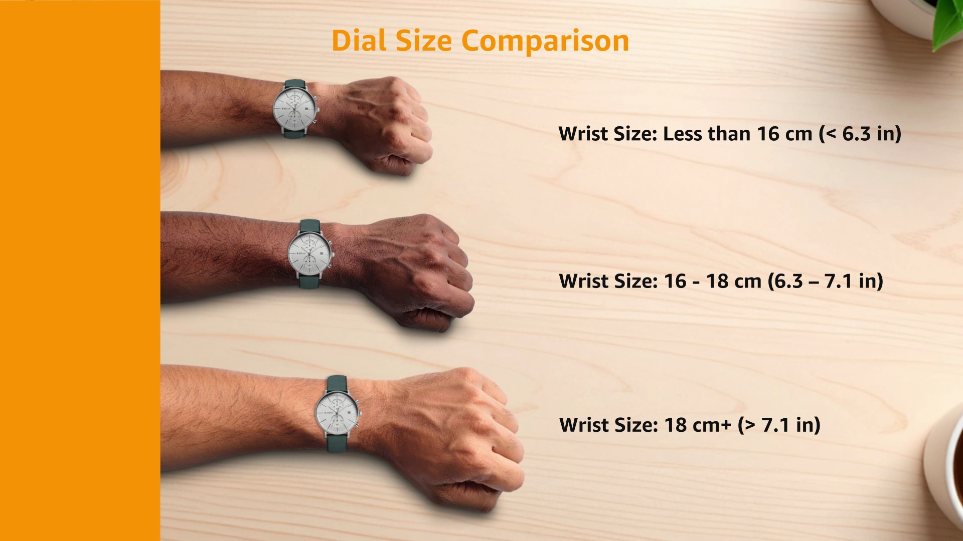 Titan Infinity Display Quartz Chronograph Watch for Men