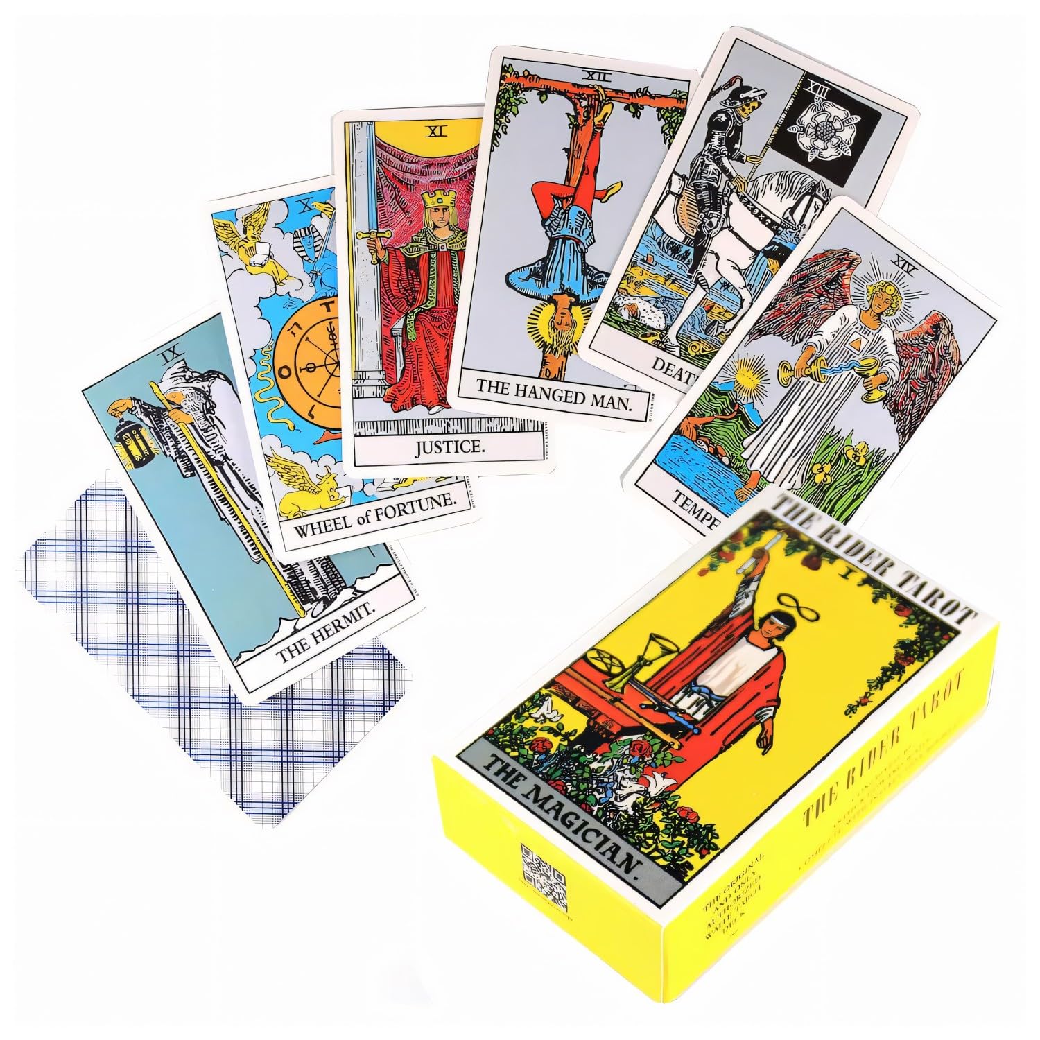 Retoo Karty do gry Tarot 78 kart Jeźdźców z instrukcjami dla doświadczonych i początkujących