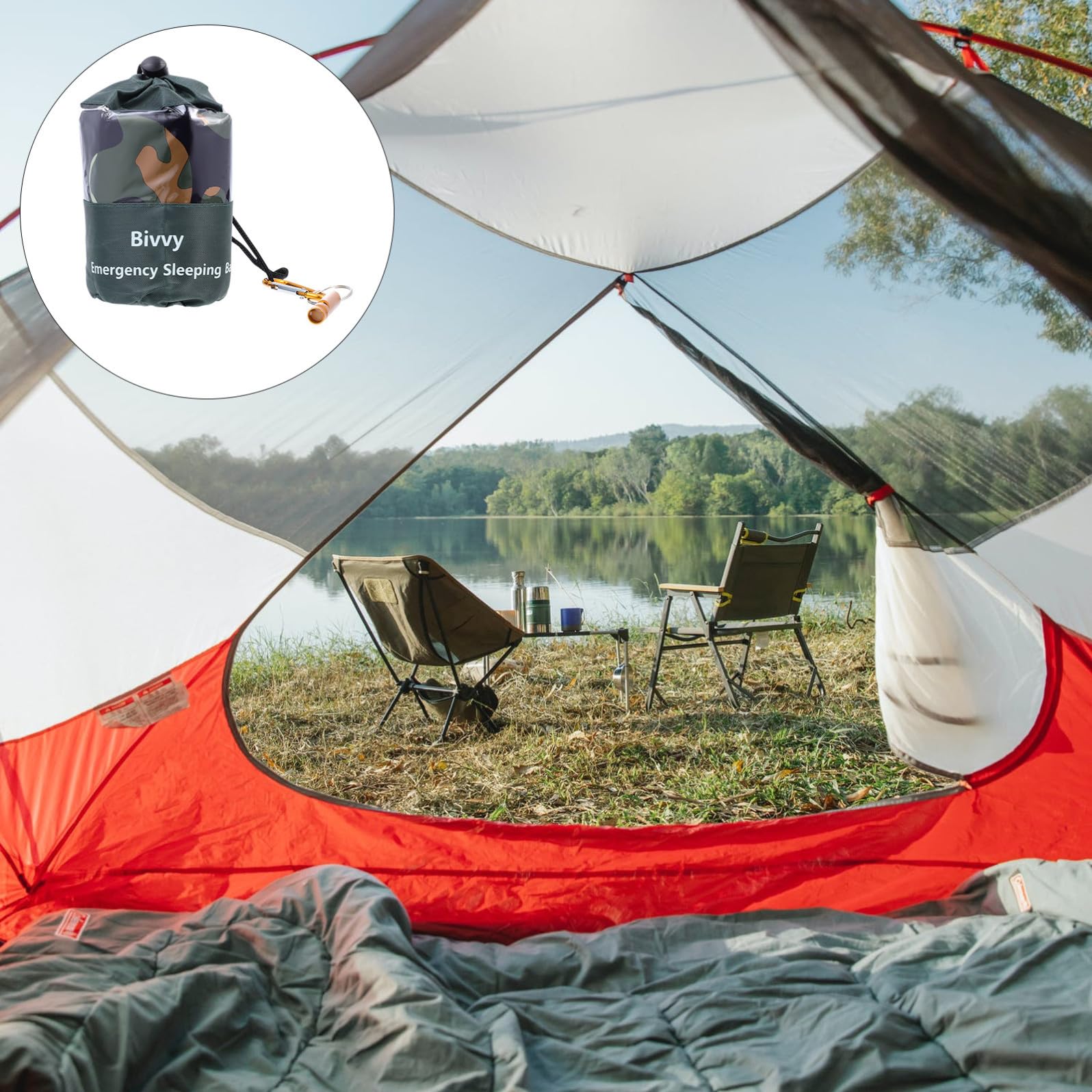 Outdoor Camping Schlafsack Leichter und Faltbarer Schlafsack für Winddicht und Atmungsaktiv für Camping Wandern Reisen und Freizeitaktivitäten