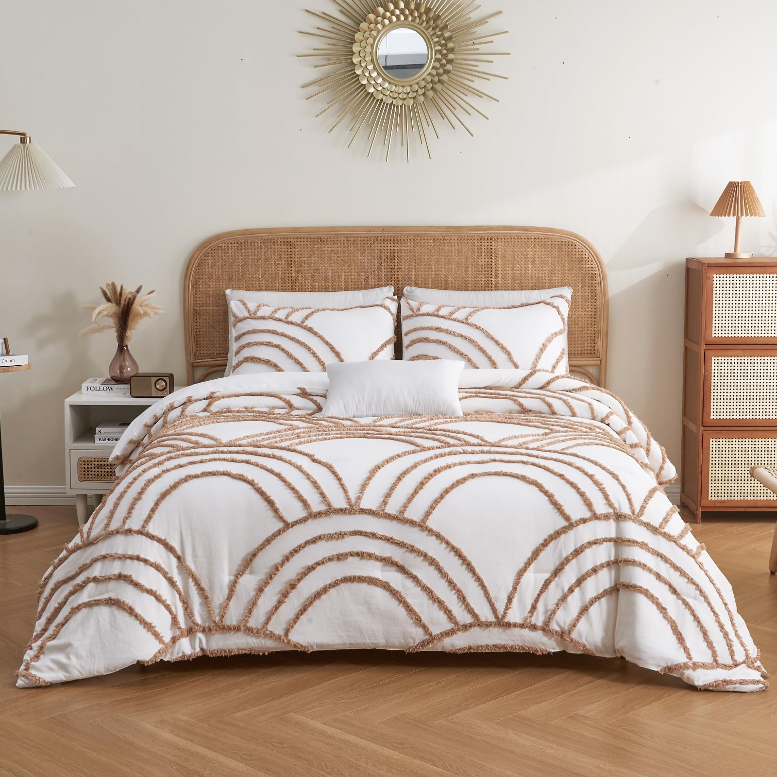 Boho Rainbow Bedding Set - Queen Comforter -2 Boho Rainbow Bedding Set - Queen Comforter -2