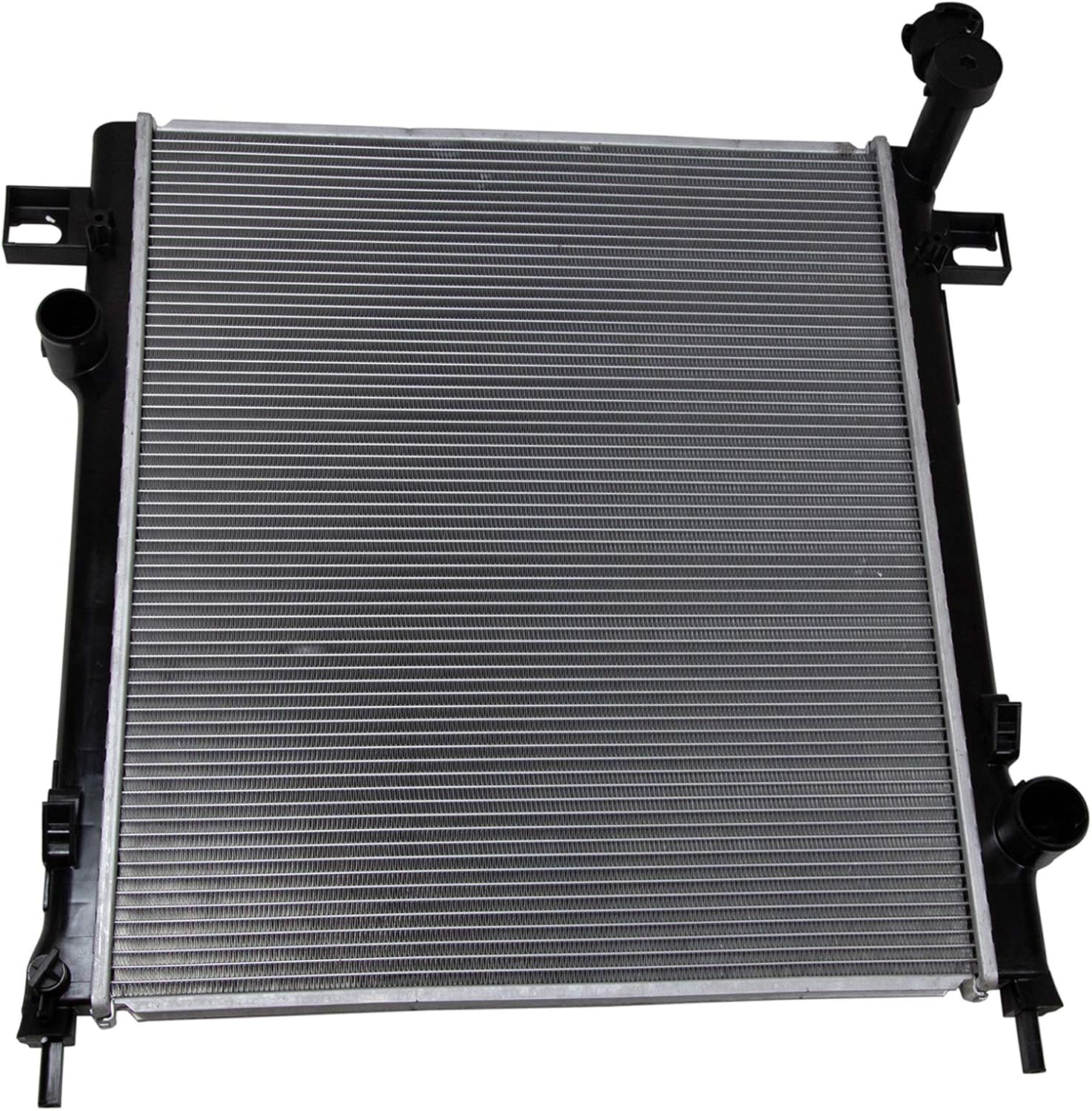 TRQ Radiator Assembly Aluminum Core Compatible with 08-12 Jeep Liberty CH3010351 CU13071 RDA83102