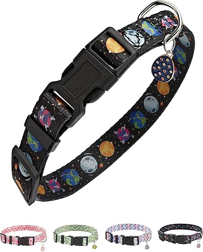 Solmoony Lindo collar de perro para perros pequeños, medianos y grandes, collar de perro pequeño para hembras y machos, collares de perros niños y