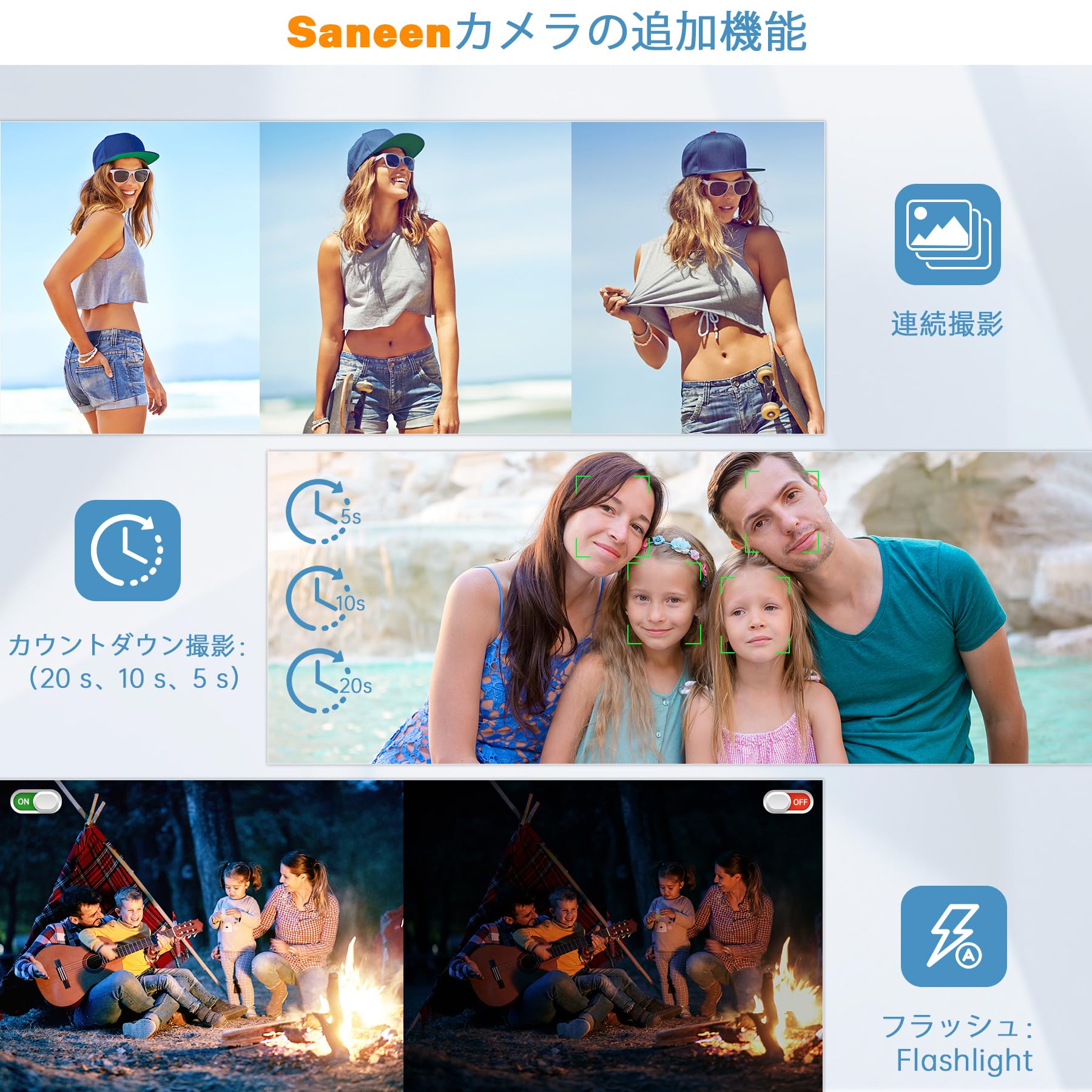 Amazon | デジカメ ハイビジョン4Kの児童用カメラ コンデジ - 4400万