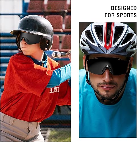 Miniatura 5 de DUCO Gafas de sol de ciclismo para hombres y mujeres, gafas de sol deportivas uv 400 protección TR90 béisbol conducción pesca gafas de sol 0038