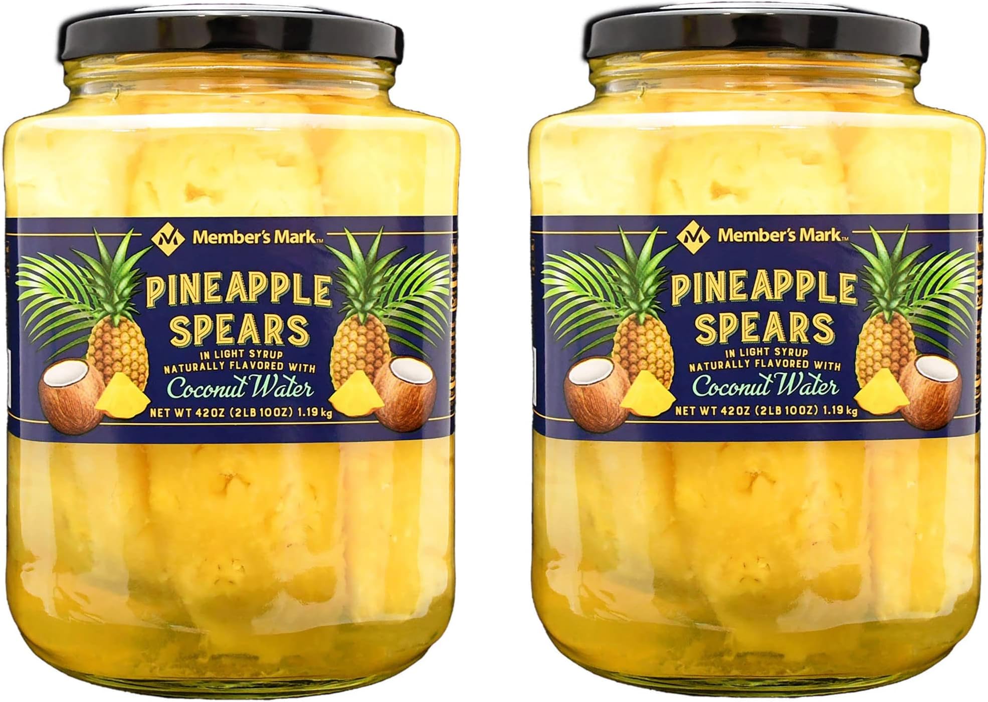 Orchard Naturals Pineapple Spears in Light Syrup with