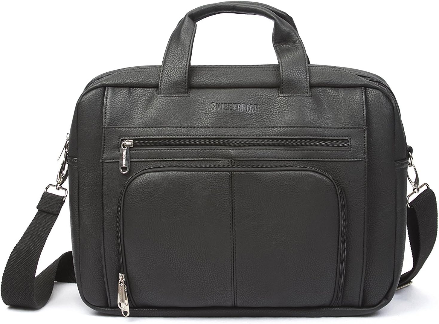 Sweetbriar Classic Laptop Briefcase Vegan Leather Bag