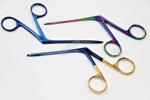 Miniatura 4 de Juego de 3 pinzas de cocodrilo Hartman Micro de 3.5 pulgadas de grado alemán (dinamizado)