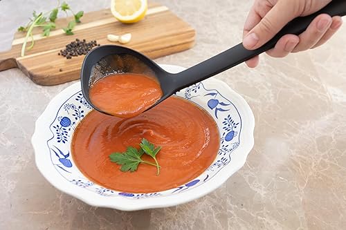 Miniatura 3 de Fox Run Juego de utensilios de nailon, cucharón, cuchara ranurada, cuchara, espátula y espátula