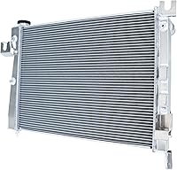 Vista 2 de Radiador de aluminio CU2813 para Dodge Ram 1500, 2500, 3500 5.7L V8 Pickup, 2 núcleos de fila