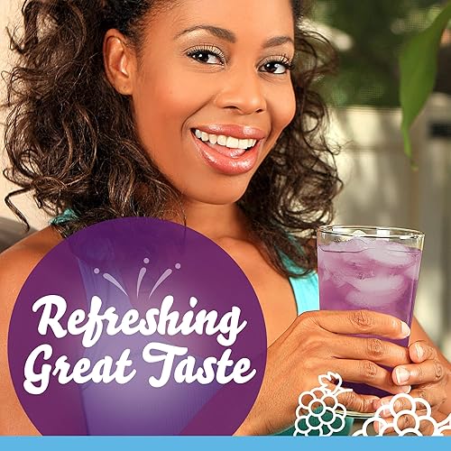 Vista 108 de Crystal Light Mezcla de bebida en polvo sin azúcar Energy Grape On-The-Go 120