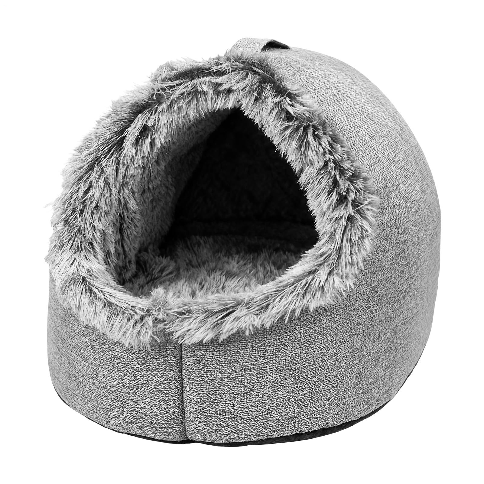 Enclosed Cat Bed | Warm Calming Winter Pet Supplies,Cat Cave Bed Warm House | for Kitten Puppy Small Medium Pet Indoor Bedroom Living Room Balcony Home Apartment Winter Sleeping