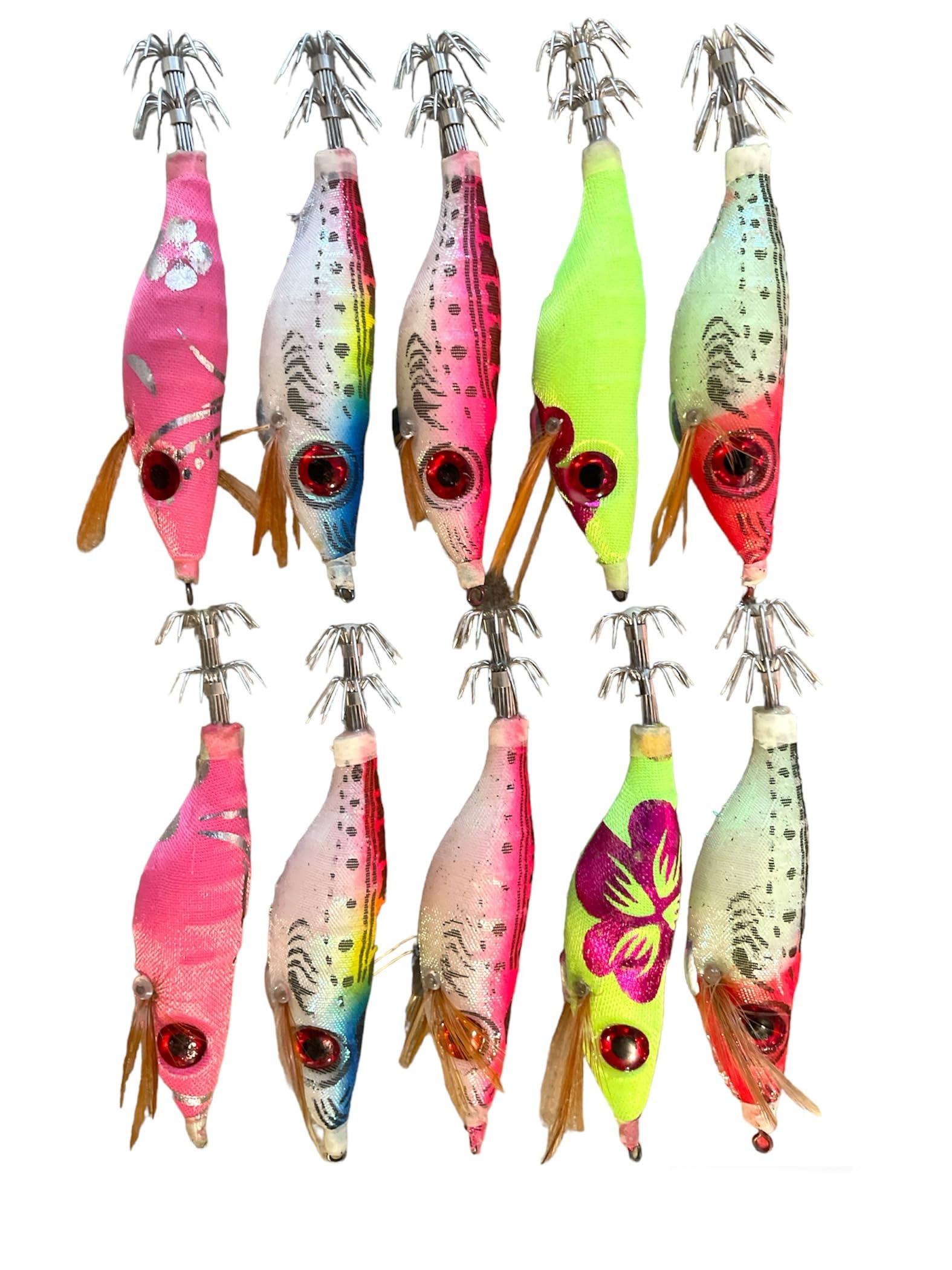 Genérico, Jibioneras, 10 Unidades, Pesca Calamar, Jig Birds