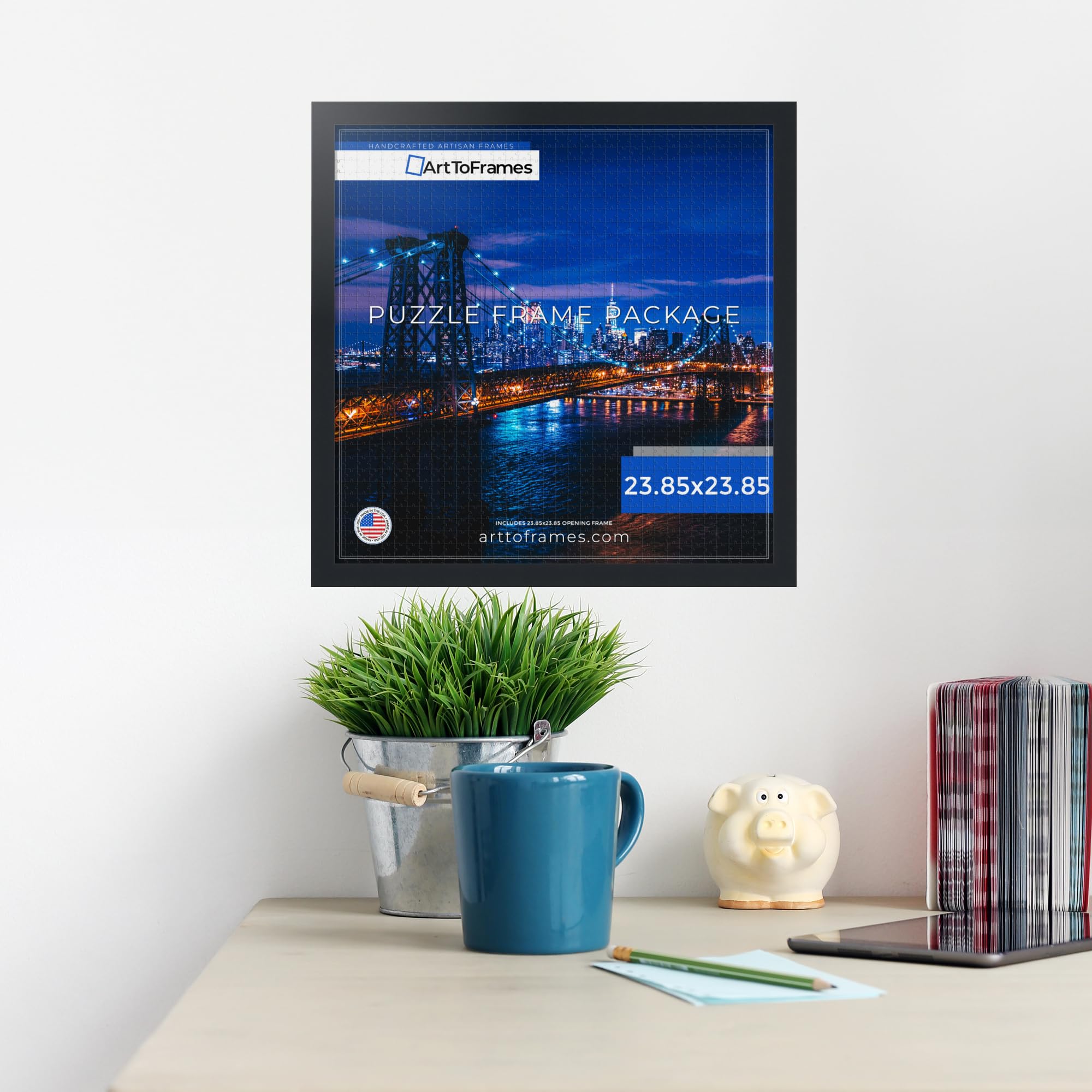 Amazon.com - ArtToFrames 23.85x23.85 INCH/60.6x60.6 CM Black Frame