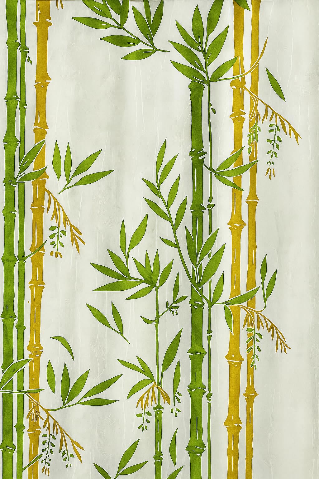 Homerz Bamboo Shower Curtain - Natural -2