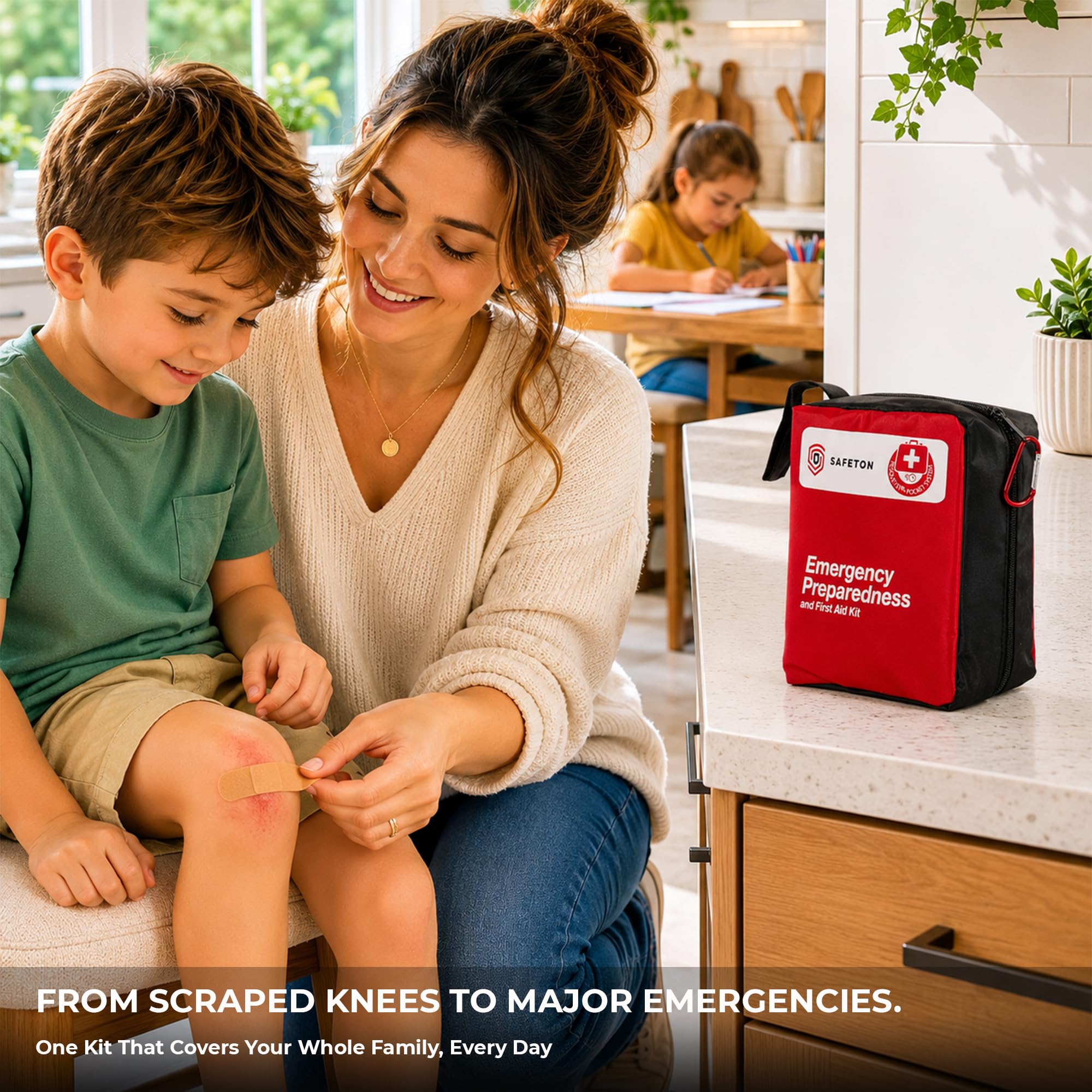 Kit de emergencia First Aid Kit: Añadir al equipo de camping, hogar, dorm, equipo de supervivencia y equipo, caza, accesorios de camping, kit de supervivencia para coche, accesorios de viaje