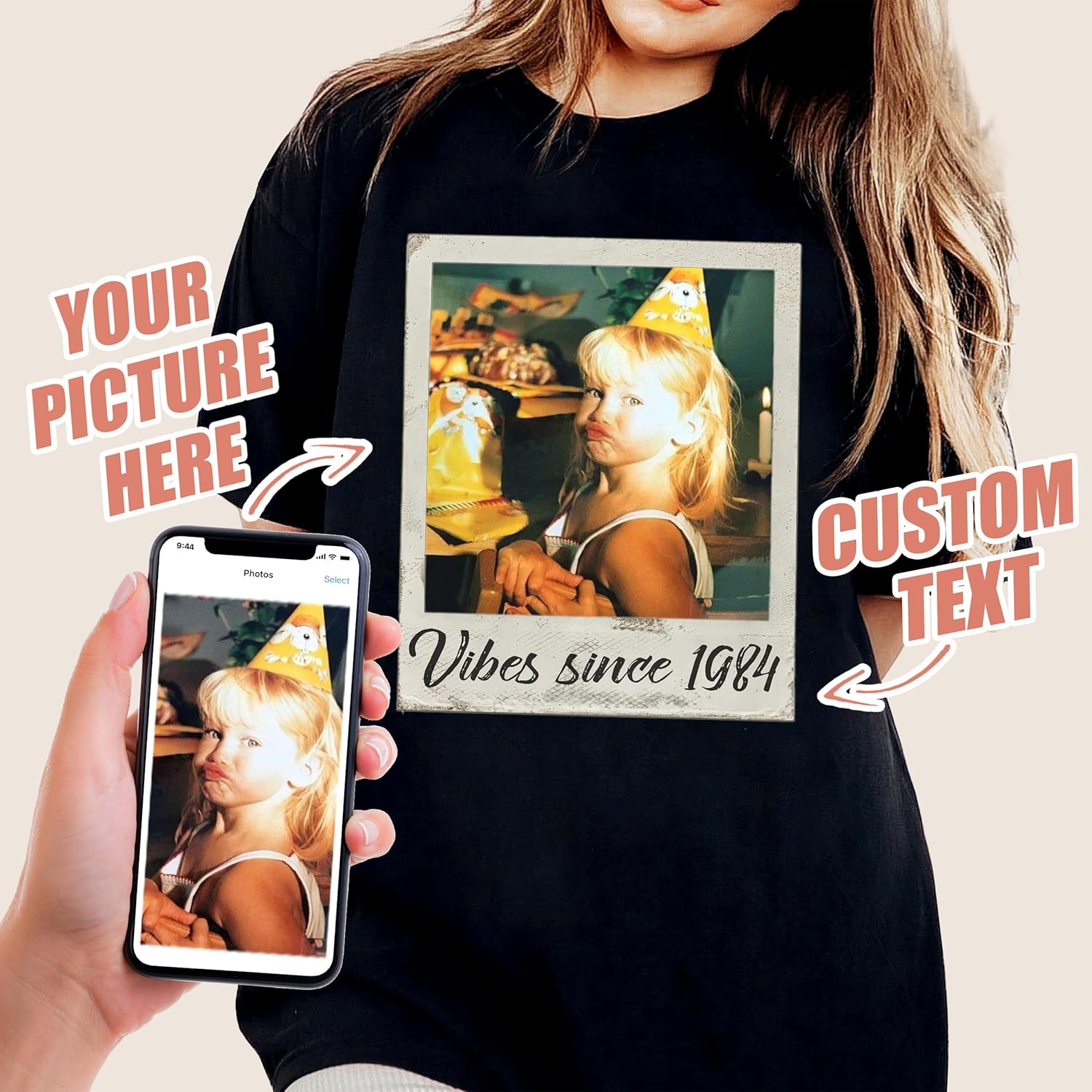 JIX & JOKY Custom Your Own Bootleg Rap Tee Custom Girlfriend Face Shirt for Boyfriend Vintage Birthday Valentine Shirt - Image 2