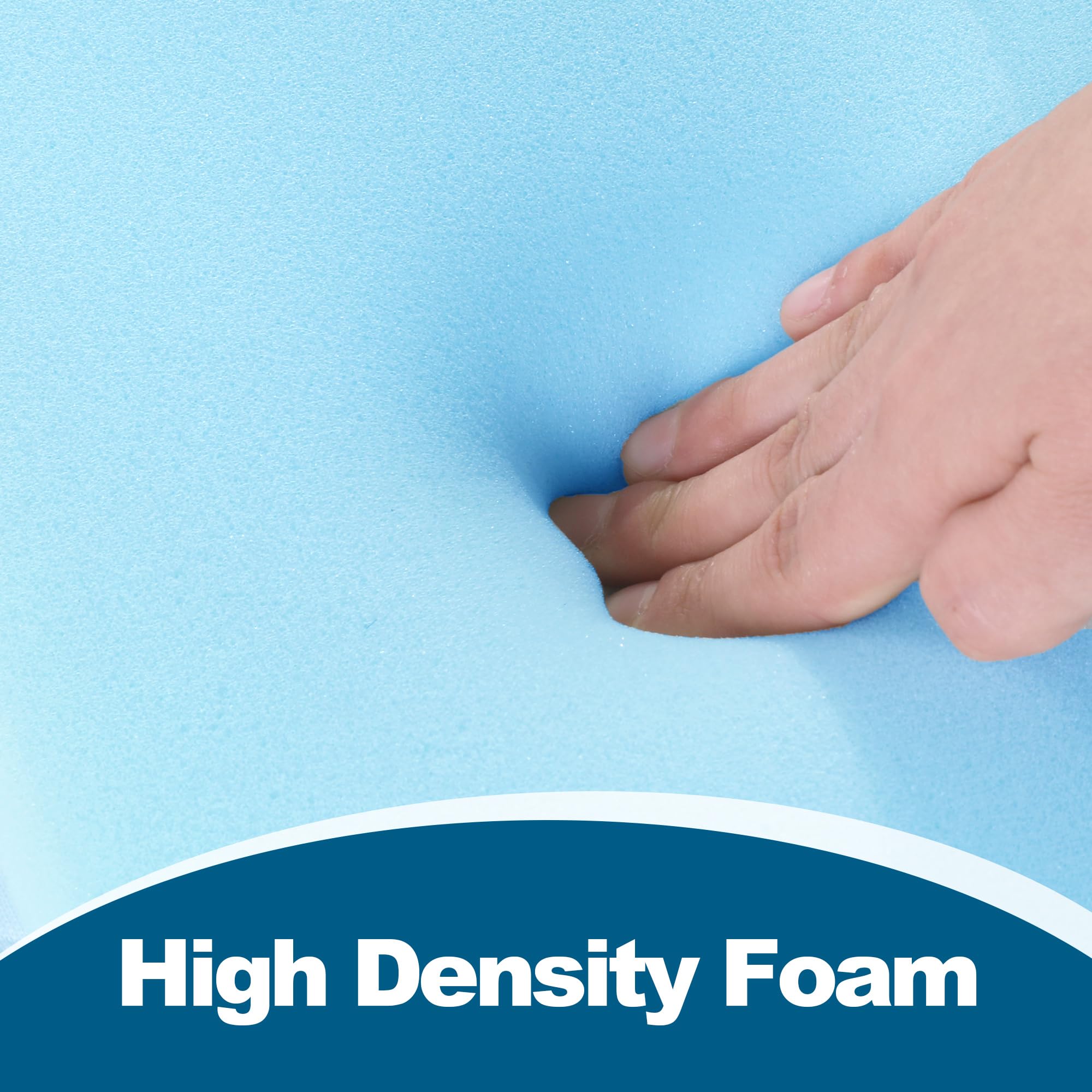 HOMBYS Twin To King Bed Converter Kit - Memory Foam Gap Filler & Bridge For Adjustable Beds, Creates A King Bed From Two Twins - View #9