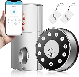 Sifely Smart Lock,Keyless Entry Door Lock,Smart Deadbolt,Smart Door Lock,Deadbolt,Deadbolt Lock,Digital Door Lock,Keypad Deadbolt Lock,Smart Locks Deadbolt,Door Locks with Deadbolt (Fob Supported)