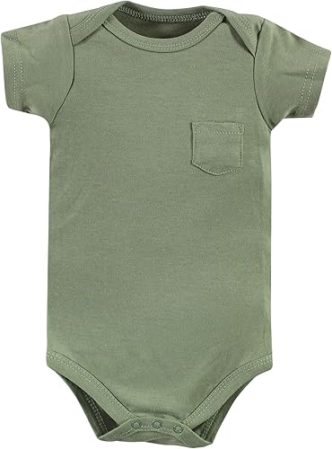 Miniatura 6 de Hudson Baby - Mamelucos de algodón para bebés niñas, Animales del bosque, paquete de 5