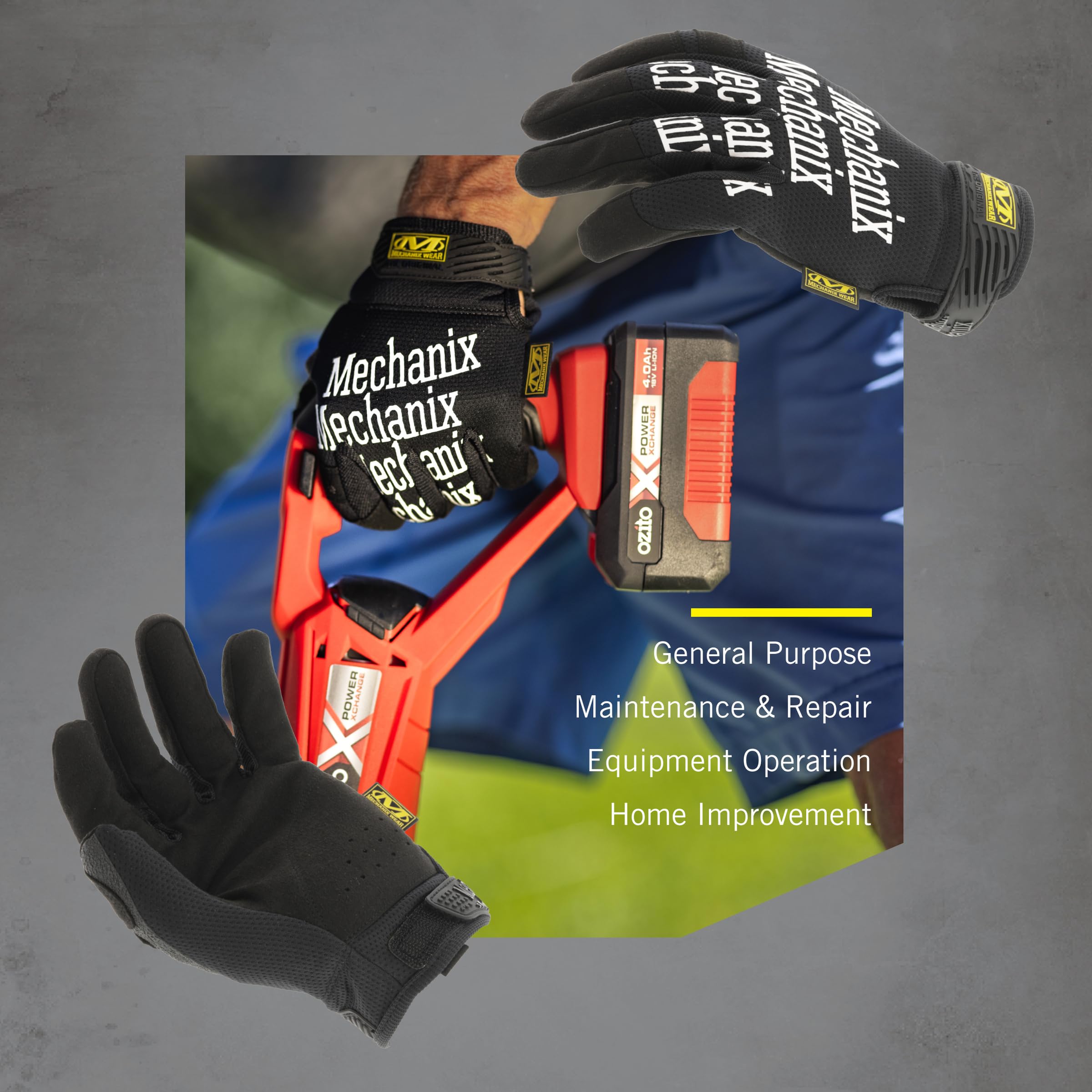 Mechanix Wear Original Work Gloves - Multi-Purpose Outdoor Work