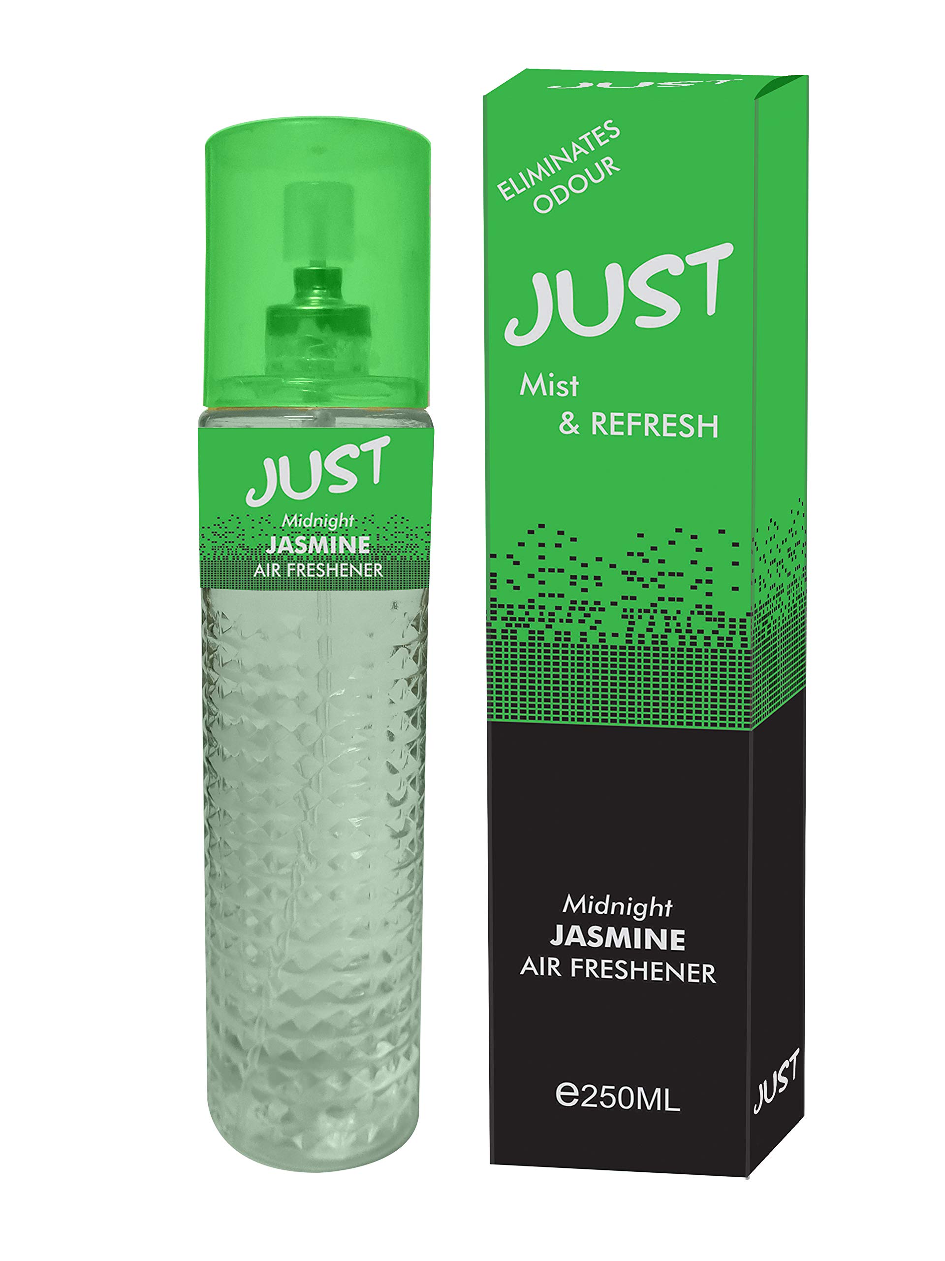 JUST Jasmine Air Freshener for Home Toilet & Office | Fresh Long-Lasting Fragrance | Pack of 1 (250 ml) | Made in India by Rankson Perfumes