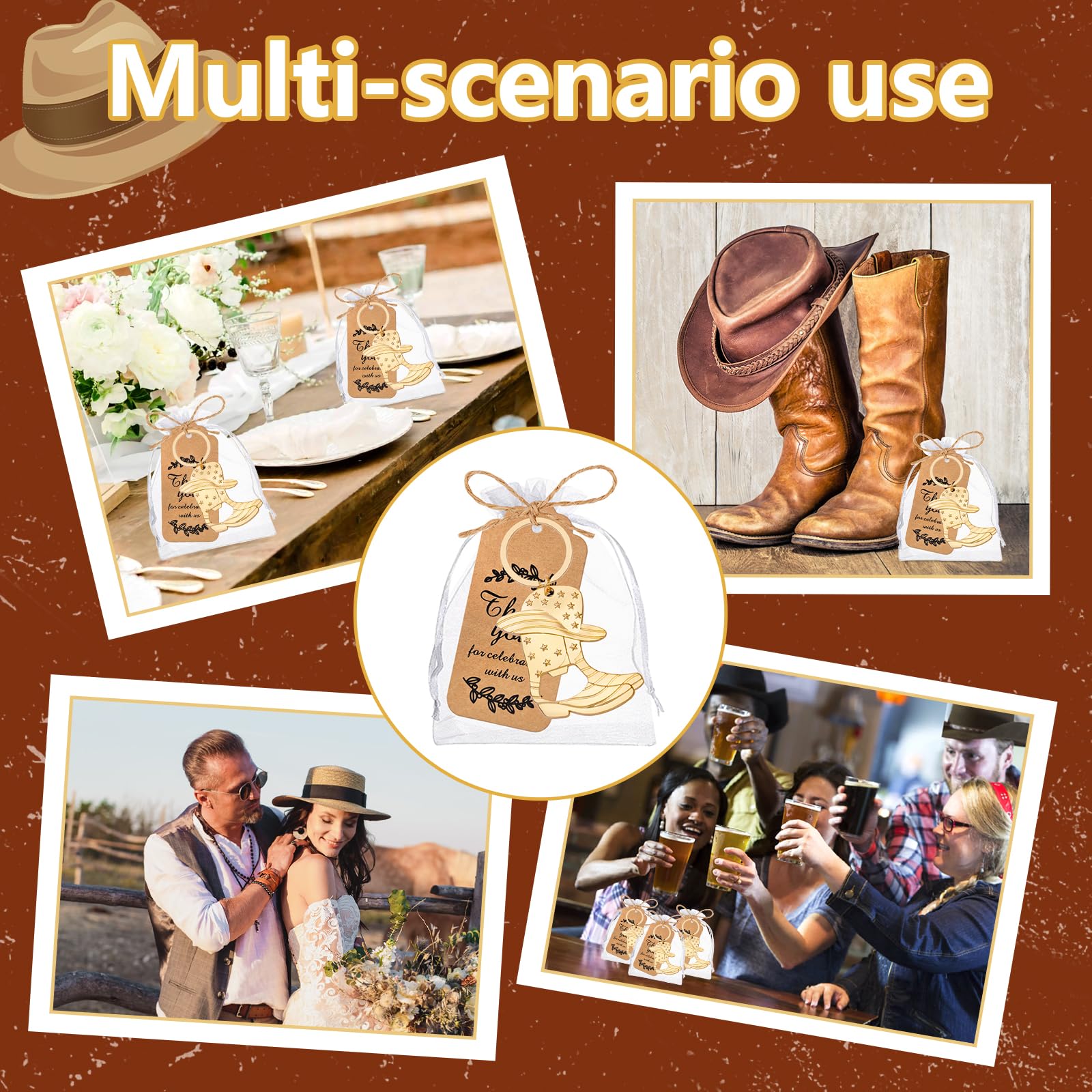 Portachiavi apribottiglie a forma di stivale da cowboy, 30 pezzi, per baby shower, bomboniere per ospiti, apribottiglie occidentale, souvenir per matrimoni, compleanni, feste di Quinceanera