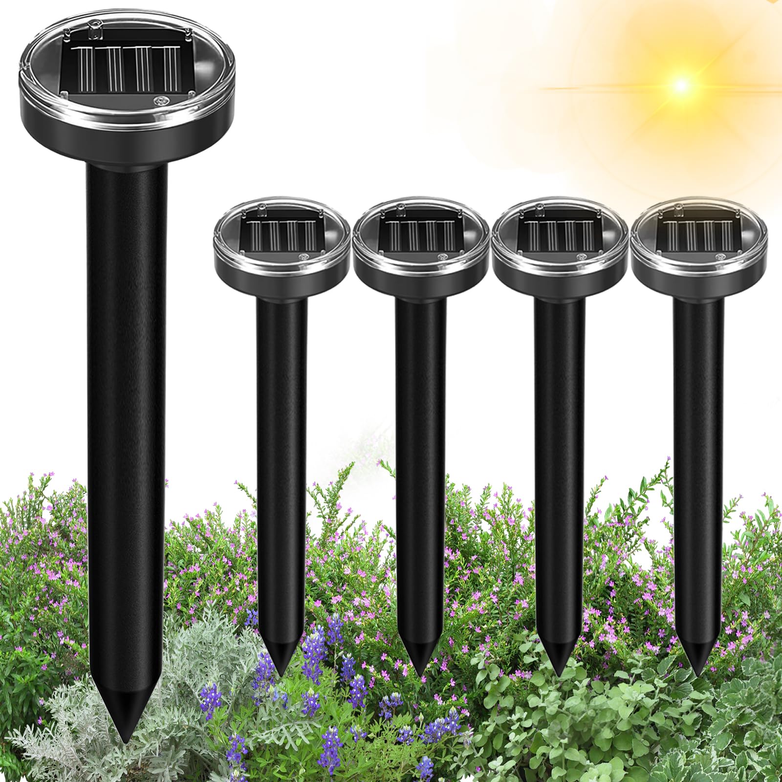 Éloigner les campagnols et taupes pour stopper les dégâts de pelouse avec le solaire