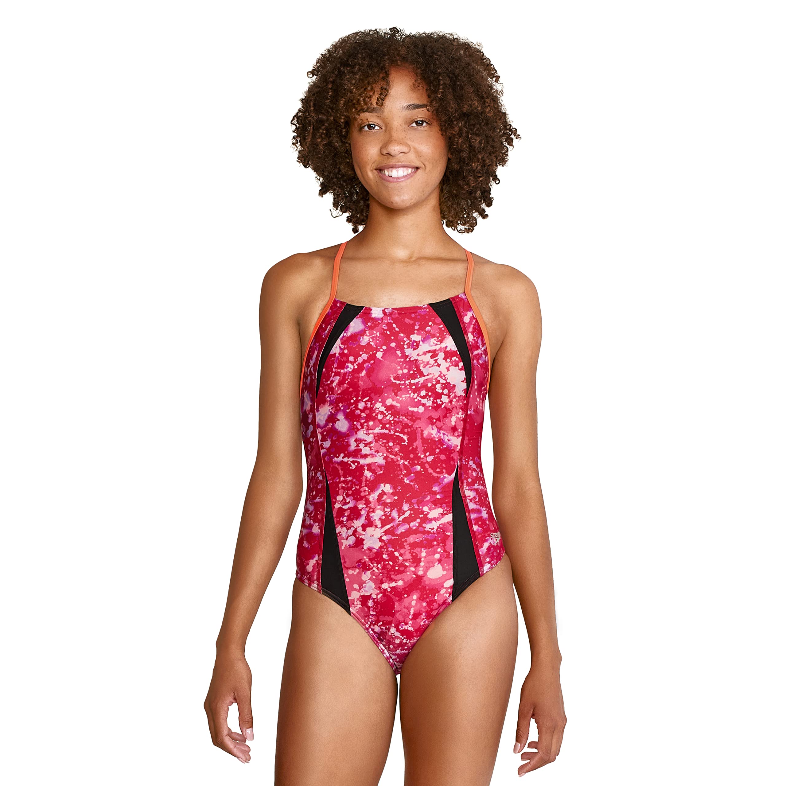 Speedo Damen Badeanzug Prolt Flipback Bedruckt Einteiliger Badeanzug (1er Pack)
