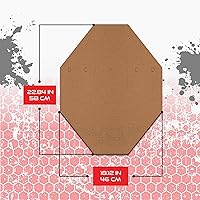Vista 2 de Objetivos oficiales de cartón USPSA/IPSC, objetivo de torso para competición, objetivo de tiro de silueta, objetivos de cartón. Fabricado en EE. UU