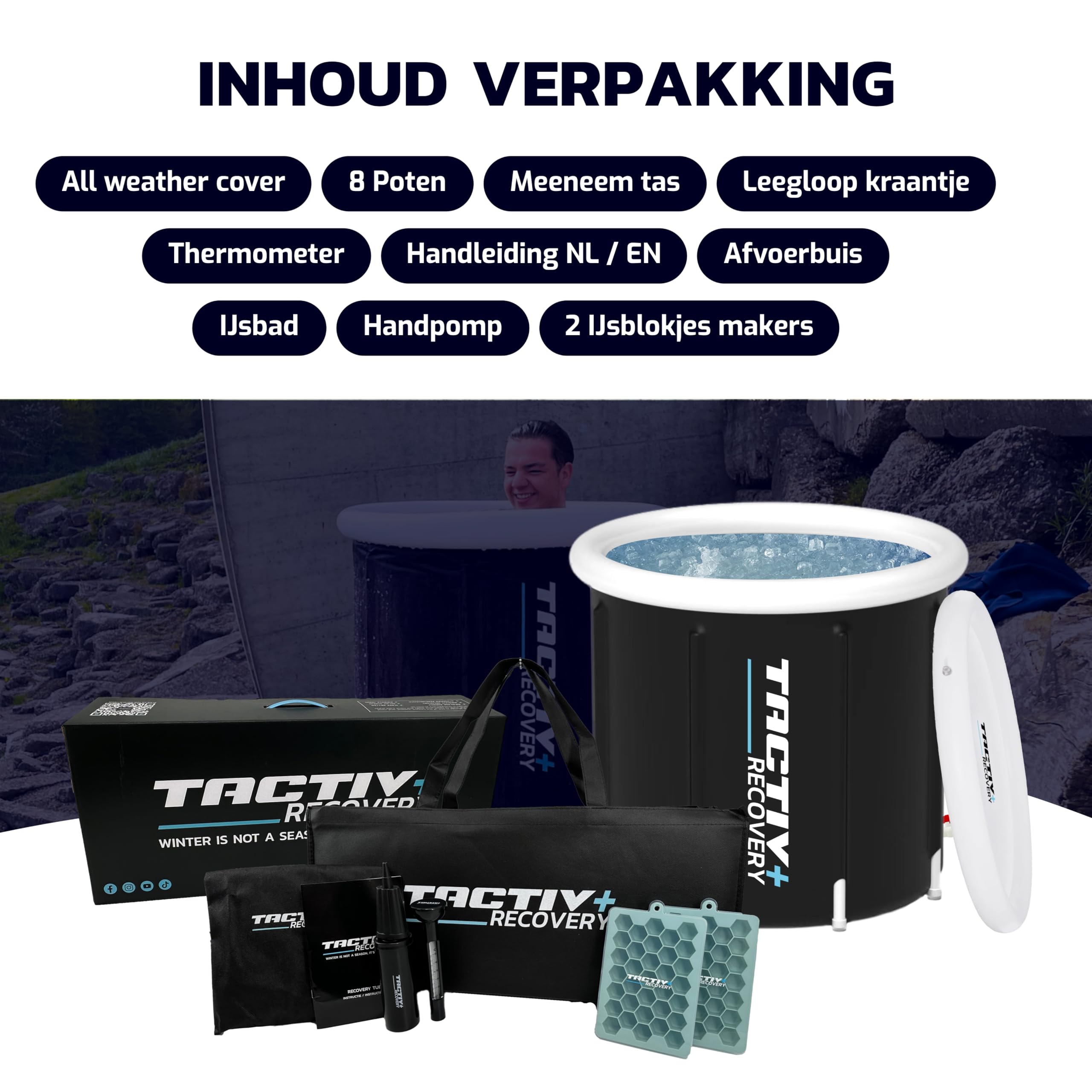 Action's ijskoude boost: opblaasbaar ijsbad om thuis te dippen