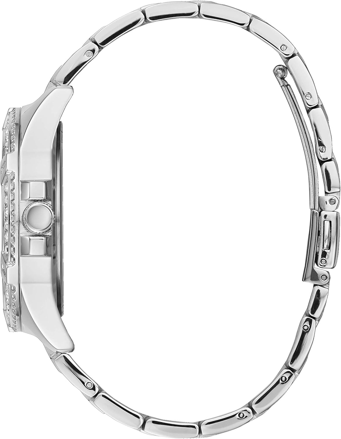 GUESS Femme Uhr Analogique QUARTZ mit Acier Armband W1156L1 GUESS Femme Uhr Analogique QUARTZ mit Acier Armband W1156L1
