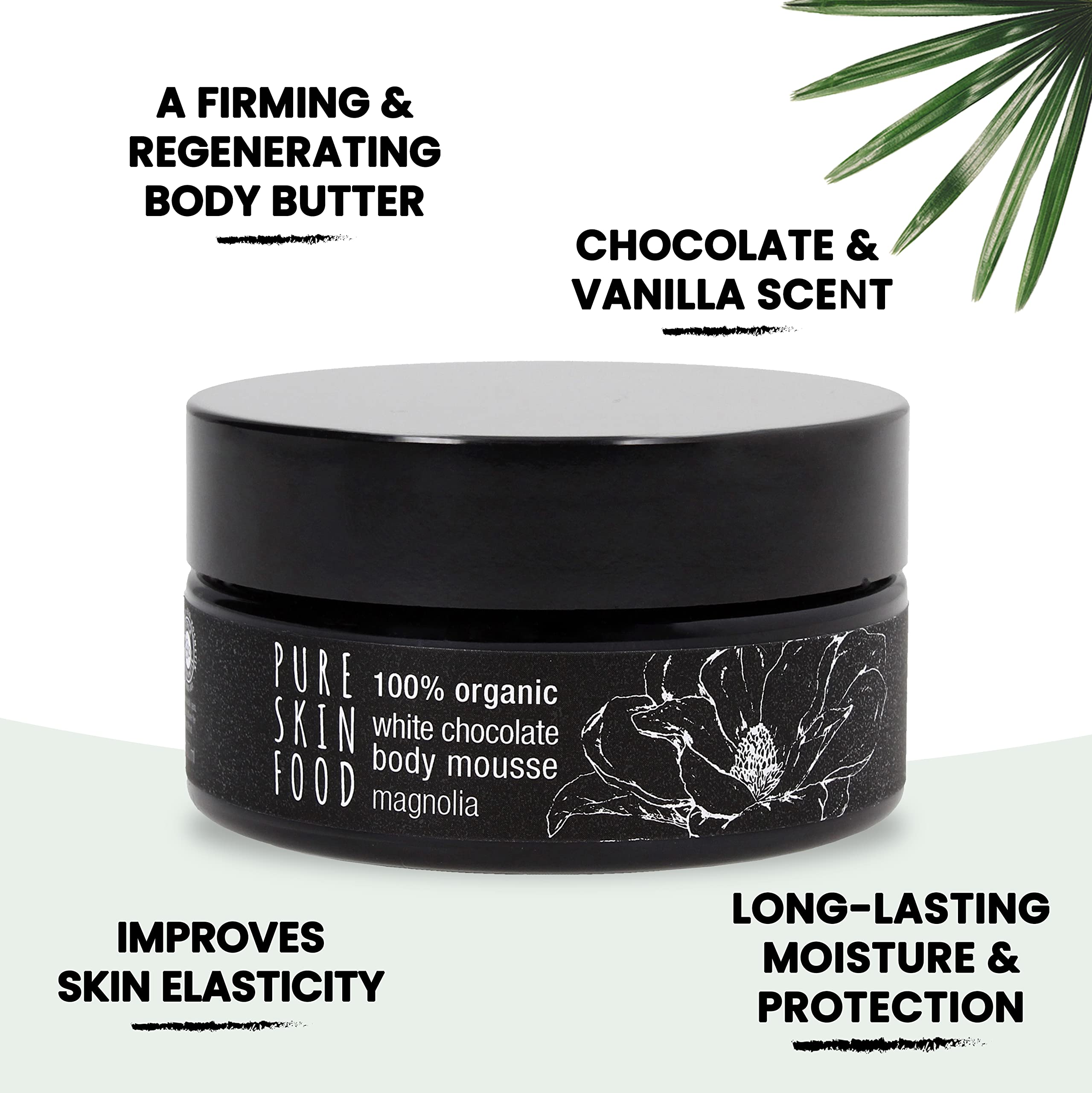 PURE SKIN FOOD Bio White Chocolate Body Mousse Magnolia, 100ml
