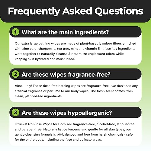 Miniatura 8 de Camping Essentials - Toallitas corporales para acampar adultos sin enjuague - 50 toallitas desodorantes XL para hombres y mujeres - Toallitas