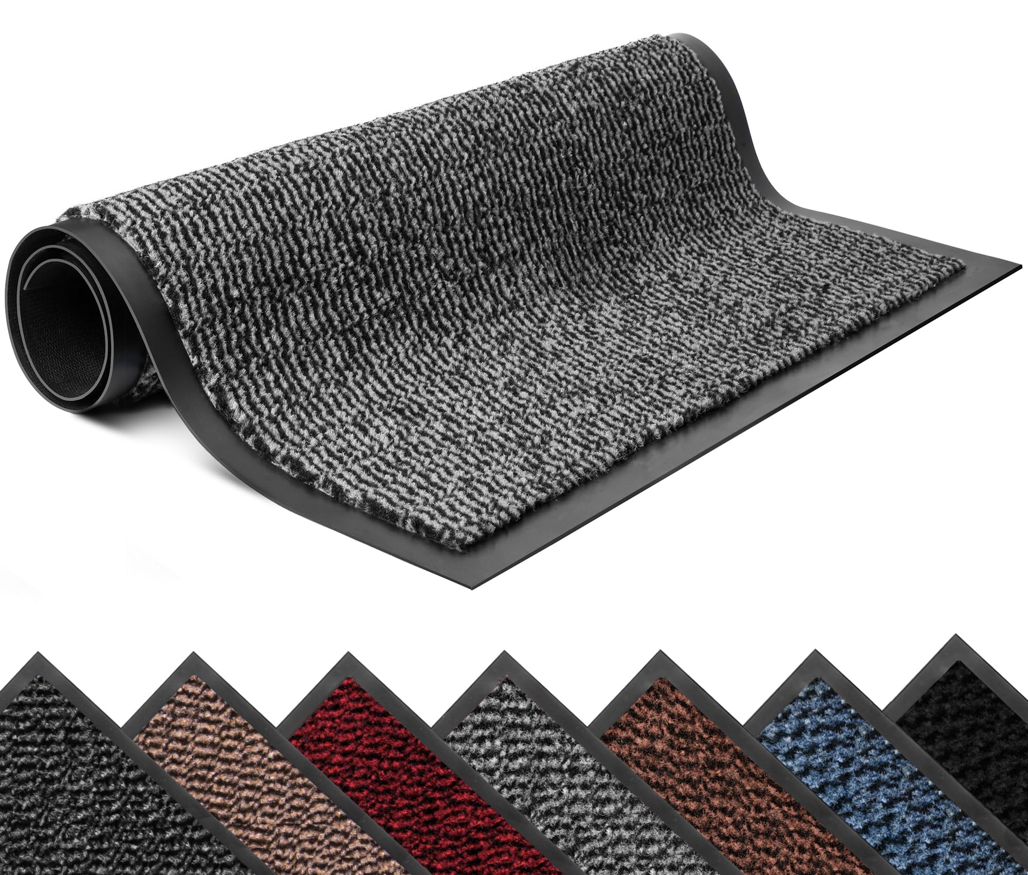 Lexell Washable Door Mat for Indoor & Outdoor - Highly Absorbent Non-Slip FloorMat, Heavy Duty Rubber Mat for Front & Back Door - Stunning & Waterproof โ image 1