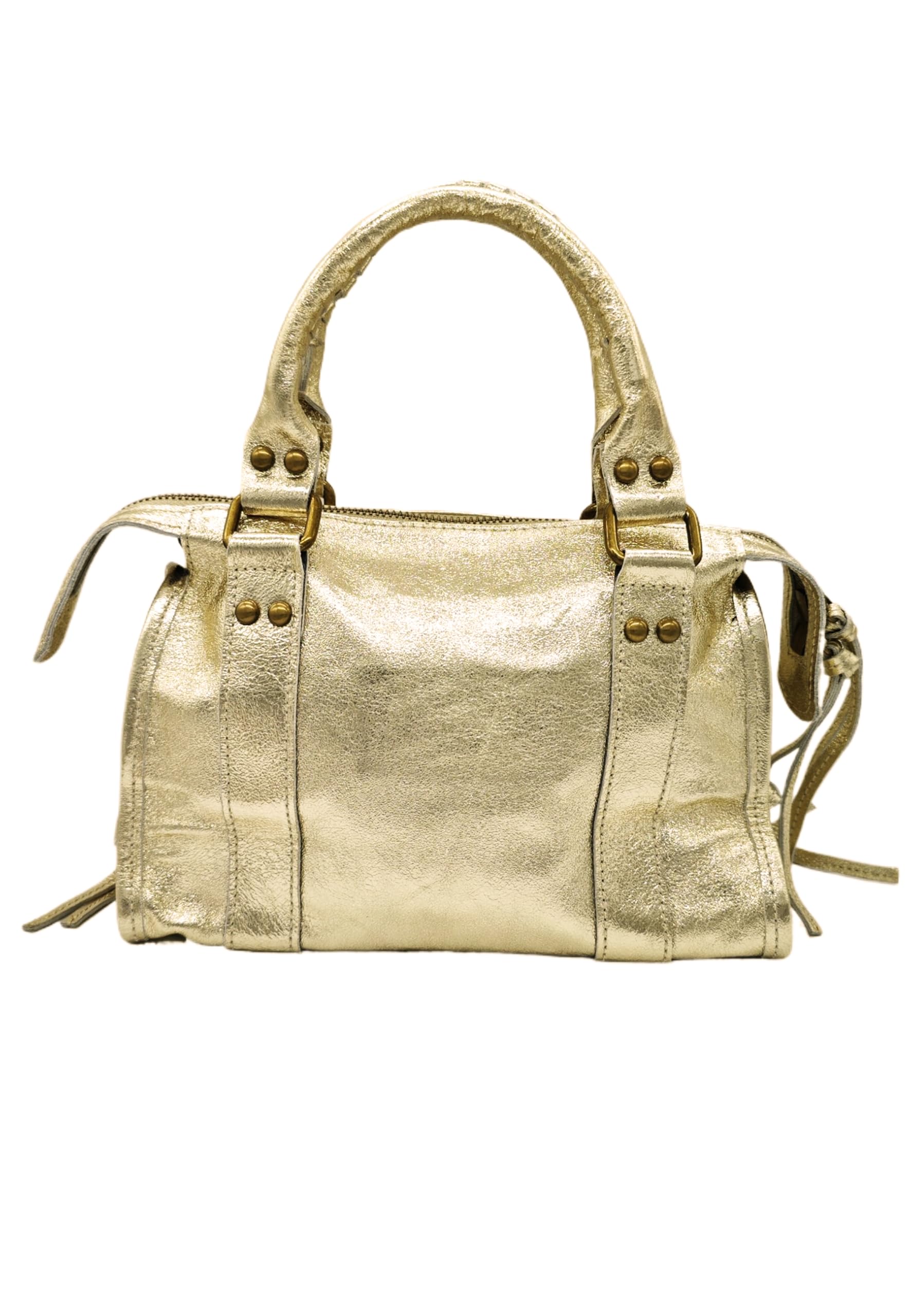 Soleil Chic - Daisy Kleine Handtasche Vintage Echtleder Damen Umhängetasche aus Rindsleder