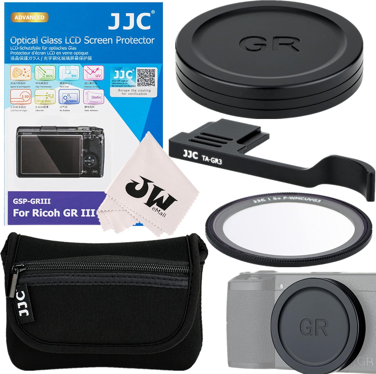 Amazon.com : 6 in 1 Accessories Kit for Ricoh GR IIIx GR3x & GR III GR3 ...