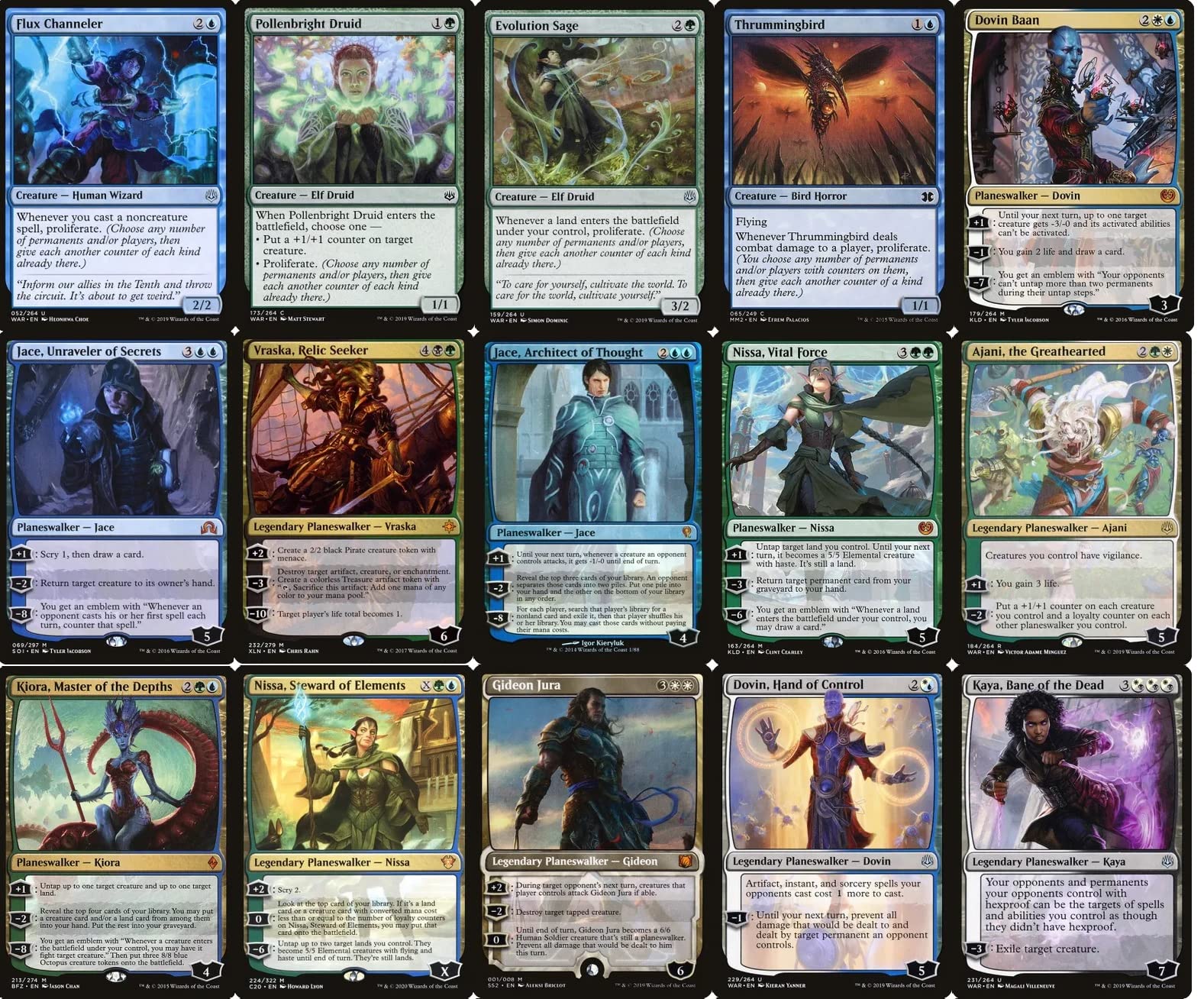 Elite Planeswalker Commander Deck - EDH - Atraxa, Praetor's Voice - Custom Built - Magic The Gathering - MTG