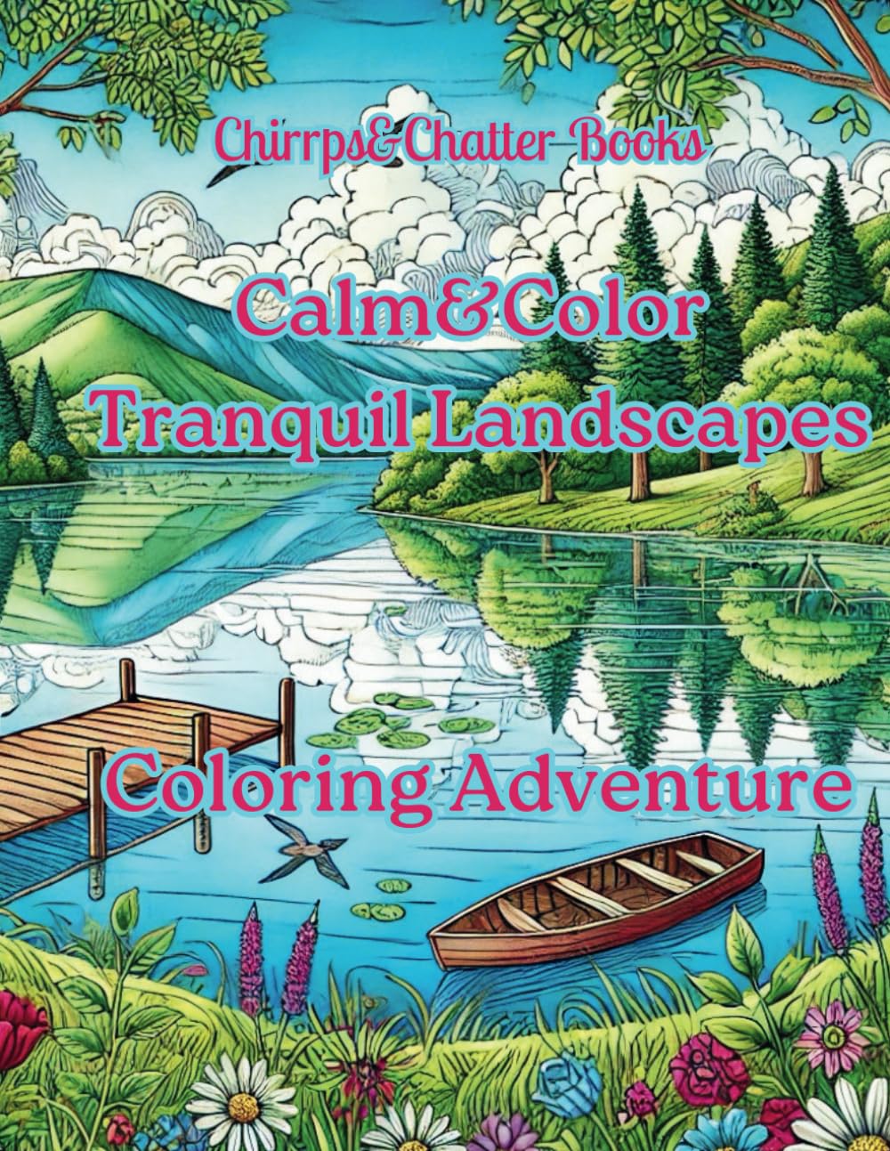 Calm & Color, Calm and creative escape: Tranquil Landscapes, Beautiful countryside views (Calm & Color Series!)