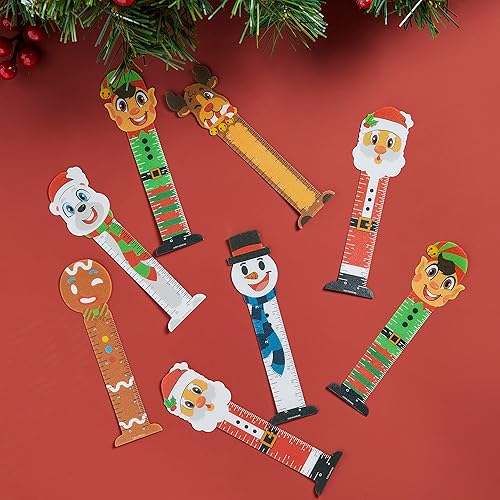 Miniatura 8 de JOYIN 144 marcapáginas de Navidad, regalos de fiesta a granel con 6 diseños para regalo de vacaciones, recompensas de aula para niños, estudiantes,