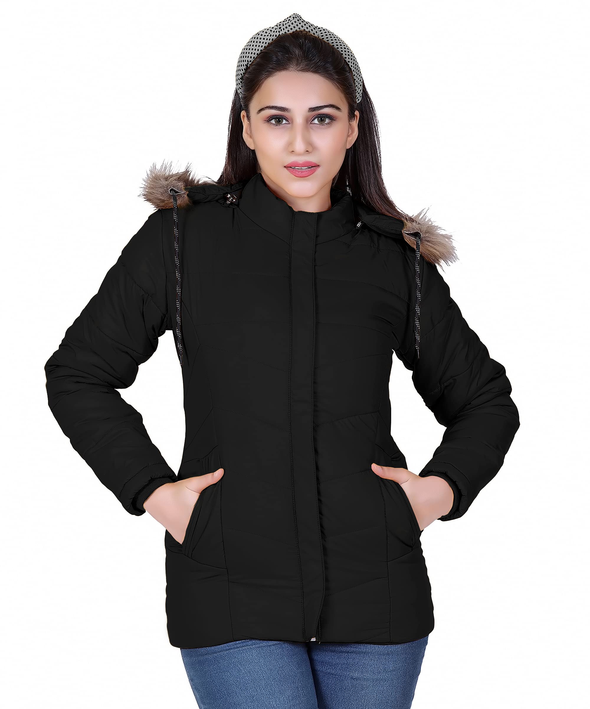 brazo Solid Winter Wear Women Jacket-picture-45