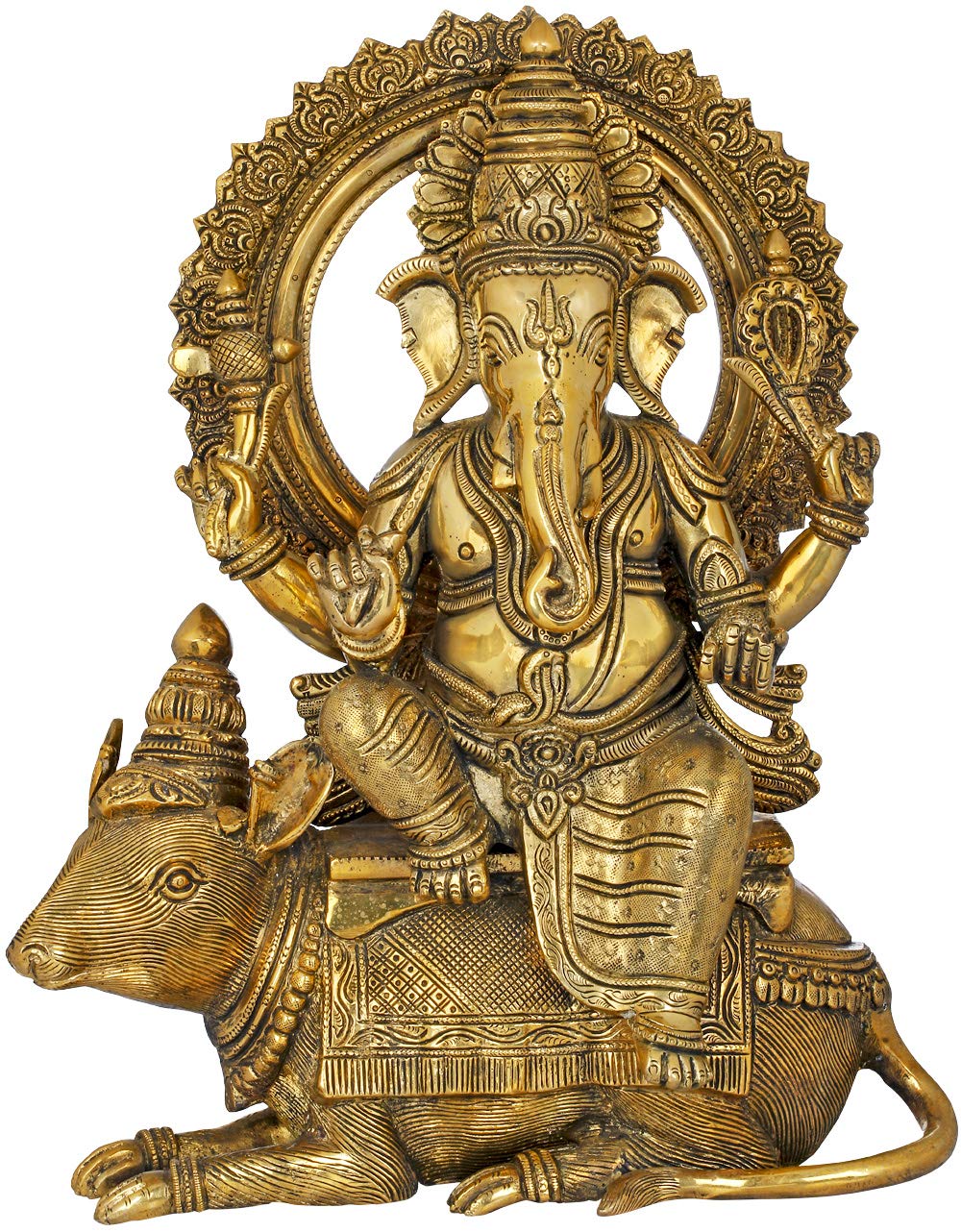 Amazon.co.jp: エキゾチック インディア 王冠 ガネーシャ ネズミ