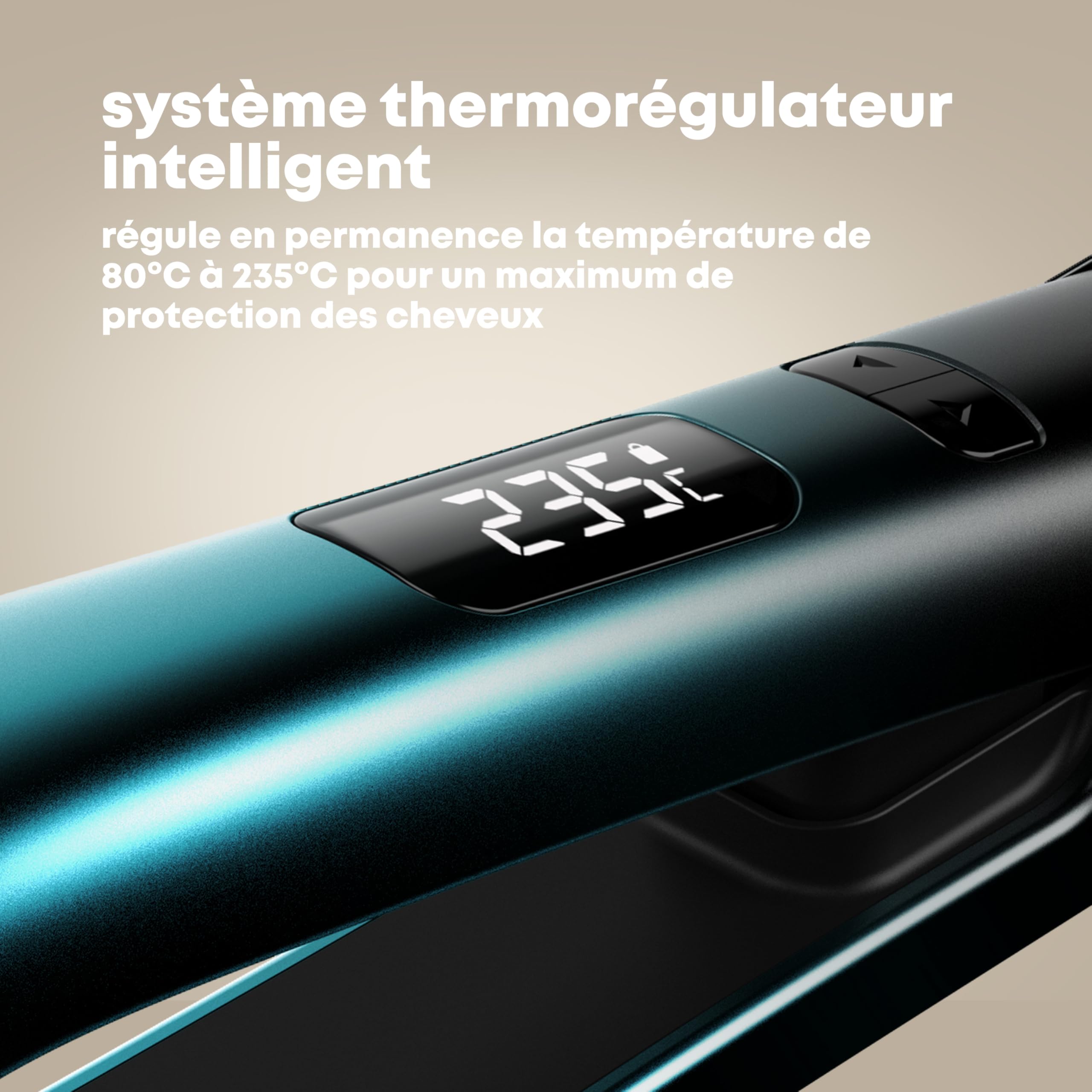 REVAMP Ultra X Shine Lisseur Céramique - Fer à Lisser Plaques Larges pour Cheveux Longs, Épais, Boucles - Chauffe Ultra Rapide, Lisseur Professionnel