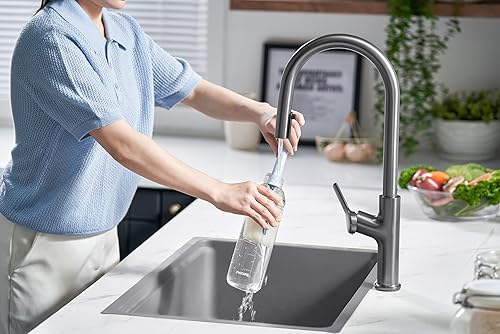 Miniatura 5 de PHILIPS Paquete de 2 botellas de agua de vidrio ADD907P2, botellas de acero inoxidable de 16.9 onzas para PHILIPS ADD5930BK37 dispensador de agua de