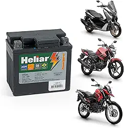 Bateria Moto Htz6l Biz 110/125 Cg 125/150 Heliar 5ah Selada Envio Já