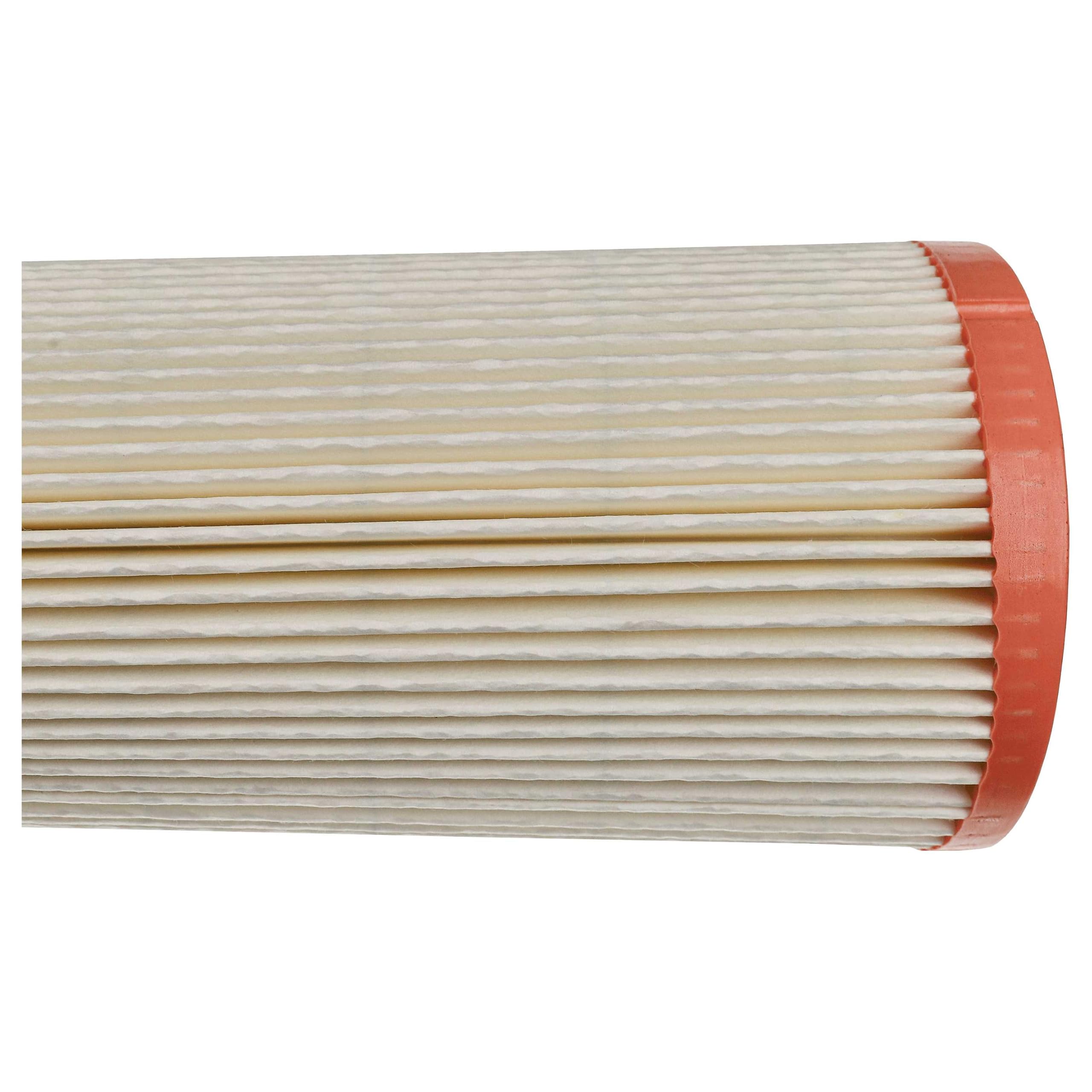 vhbw 4x Filtro reemplaza Dustcontrol 42024 para aspiradora - filtro Hepa naranja blanco