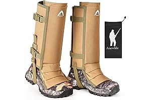Waterproof Snake Proof Gaiters for Outdoor Hiking & Hunting