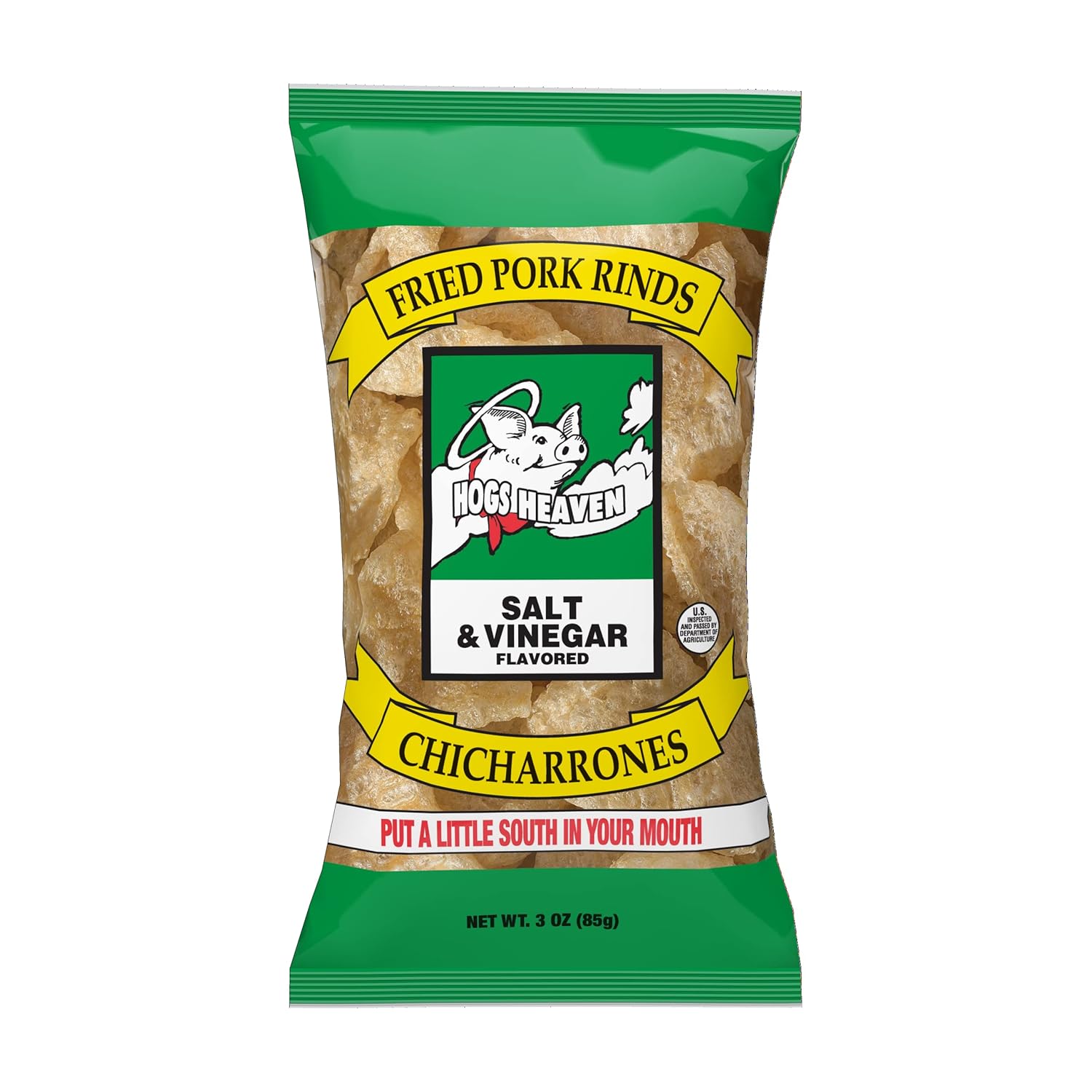 Hogs Heaven Pork Rinds, Chicharrones, Fried in their Own