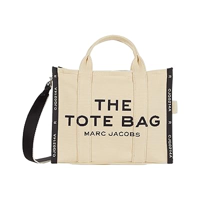 Marc Jacobs The Jacquard Small Tote Bag Tote Handbags Warm Sand, Polyester/Cotton