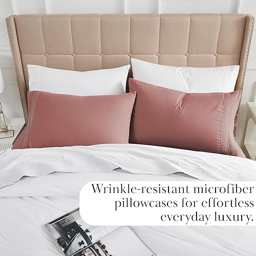 Miniatura 251 de Southshore Fine Living, Inc. Juego de 2 fundas de almohada de tamaño estándar, se adapta a almohadas de tamaño matrimonial, individual, queen, 10