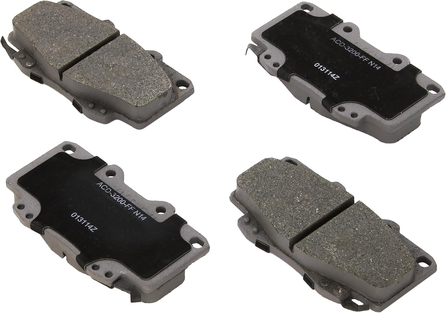 ACDelco Silver 14D799CH (19313820) Ceramic Front Disc Brake Pad Set